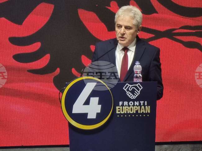 Али Ахмети призова за участие в протеста в подкрепа на бившите лидери на Армията за освобождение на Косово, който утре ще се проведе в Скопие