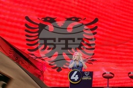 Република Северна Македония - митинг - Демократичен съюз за интеграция - Коалиция "Европейски Фронт"