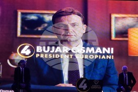 Република Северна Македония - митинг - Демократичен съюз за интеграция - Коалиция "Европейски Фронт"