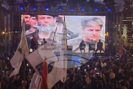 Република Северна Македония - митинг - Демократичен съюз за интеграция - Коалиция "Европейски Фронт"