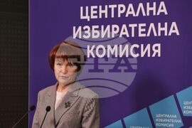 Централна избирателна комисия (ЦИК) - брифинг - Росица Матева