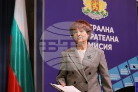 Централна избирателна комисия (ЦИК) - брифинг - Росица Матева