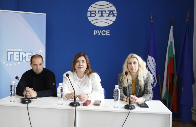 Пресконференция на общинските съветници от партия ГЕРБ в Русе
