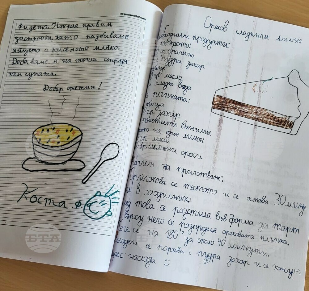 Книжка „Кулинарни вкусотии“ изработиха второкласници от училище „Ян Бибиян” в Мюнстер