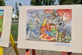 Ямбол - награждаване - конкурс за детска рисунка „С очите си видях бедата“