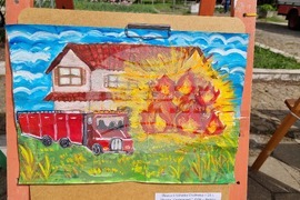 Ямбол - награждаване - конкурс за детска рисунка „С очите си видях бедата“