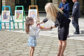 Ямбол - награждаване - конкурс за детска рисунка „С очите си видях бедата“