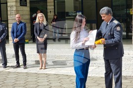 Ямбол - награждаване - конкурс за детска рисунка „С очите си видях бедата“