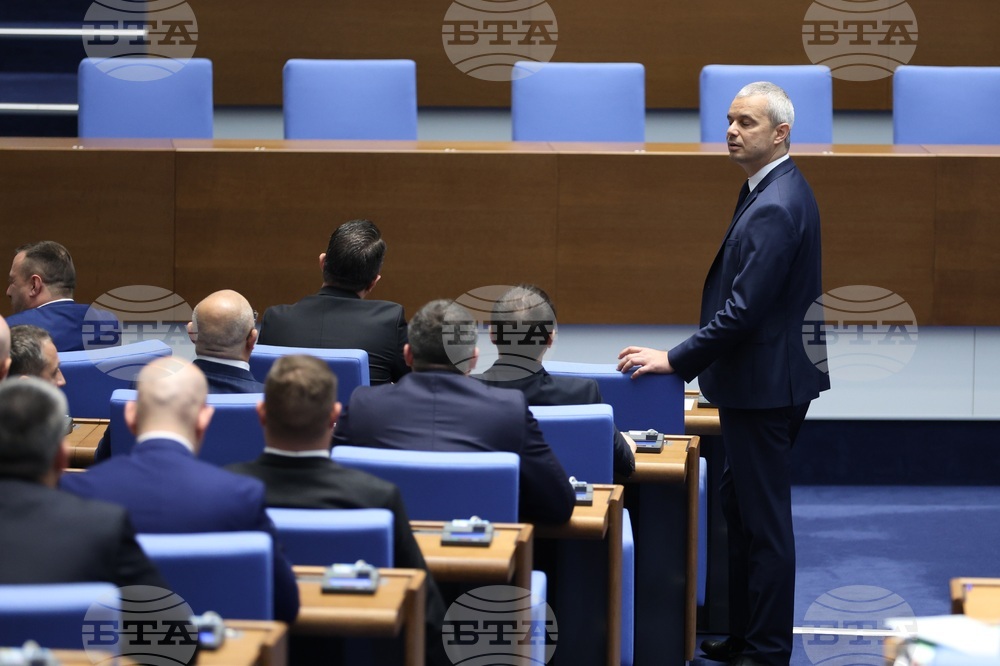 Парламент - заседание - Костадин Костадинов