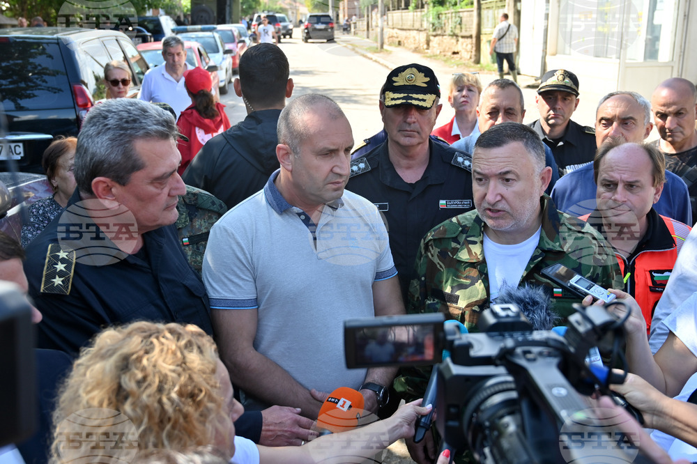 Село Каравелово - Румен Радев - наводнение - посещение