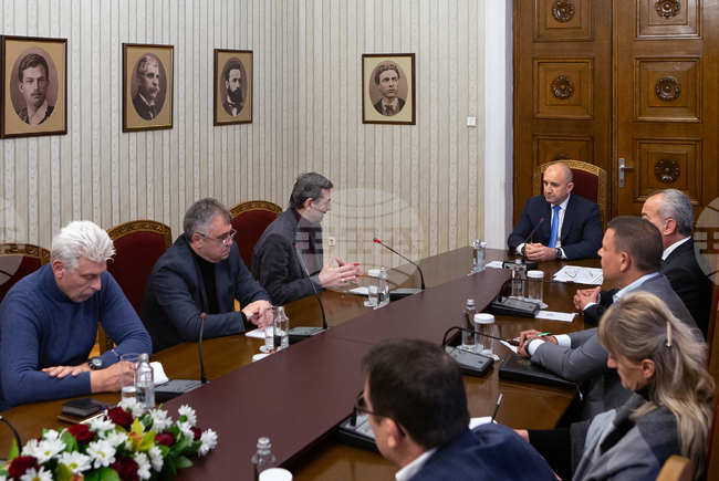 Президентство - Румен Радев - енергетици - среща