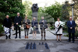 КНСБ - паметник - церемония в памет на загиналите при трудови злополуки работници