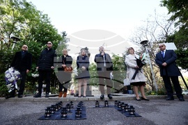 КНСБ - паметник - церемония в памет на загиналите при трудови злополуки работници