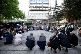 КНСБ - паметник - церемония в памет на загиналите при трудови злополуки работници