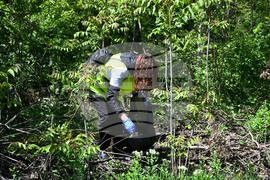 Село Свещари - инициатива "Зелен дъб" - пролетно почистване