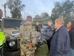 Разчистване на пострадалите при бедствията села Каравелово, Богдан и Слатина в община Карлово