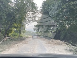 Разчистване на пострадалите при бедствията села Каравелово, Богдан и Слатина в община Карлово