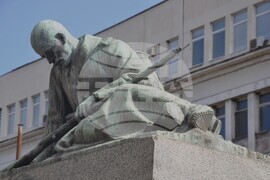 Видин - Скърбящият войн - паметник