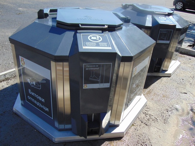 Нови подземни съдове за отпадъци в Шумен