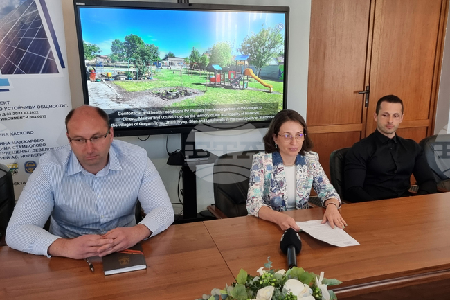  Хасково - проект „Преход към климатично устойчиви общности“ - пресконференция