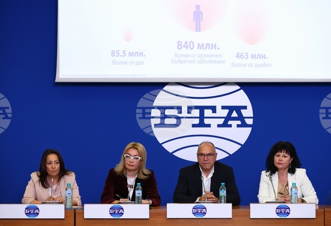  Национален пресклуб на БТА София - образователно-информационната кампания „Здрави ли са бъбреците ти?“