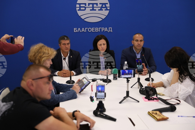 Национален пресклуб на БТА Благоевград - ПП „Възраждане“ - пресконференция