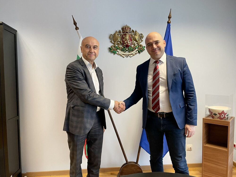 Работна среща с главния управител на Германо-Българска индустриално-търговска камара Митко Василев проведе министърът на туризма д-р Илин Димитров