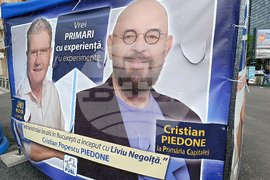 Румъния - предизборни плакати