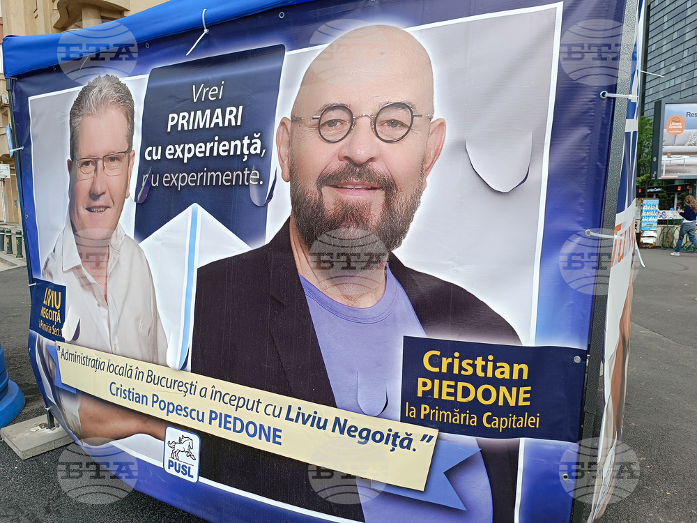 Румъния - предизборни плакати