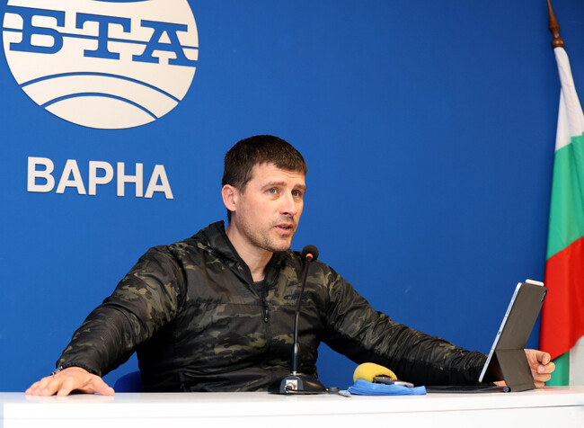 Пресконференция на собственика на "Исторически парк" в село Неофит Рилски, Варненска област, Ивелин Михайлов