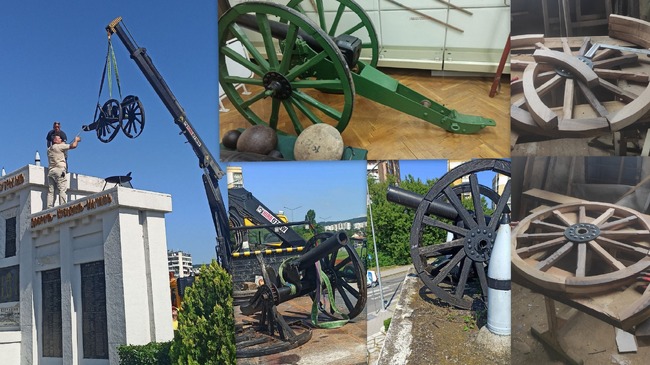 Ремонтираха емблематичния паметник на Пети полк 