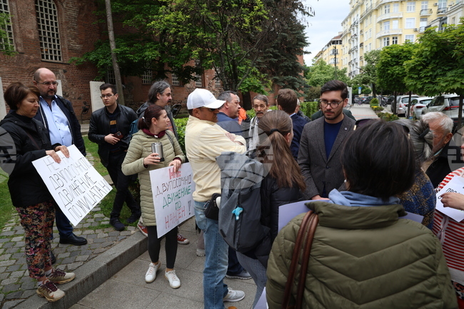Протест - строителни дейности - бул. „Патриарх Евтимий“