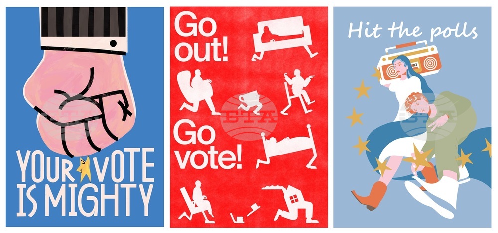 Sofia Exhibition of Posters Seeks to Mobilize Voters in Upcoming European Elections