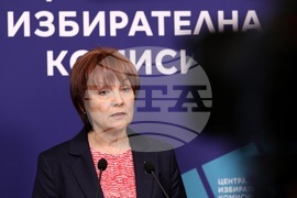 Централна избирателна комисия (ЦИК) - брифинг - Росица Матева