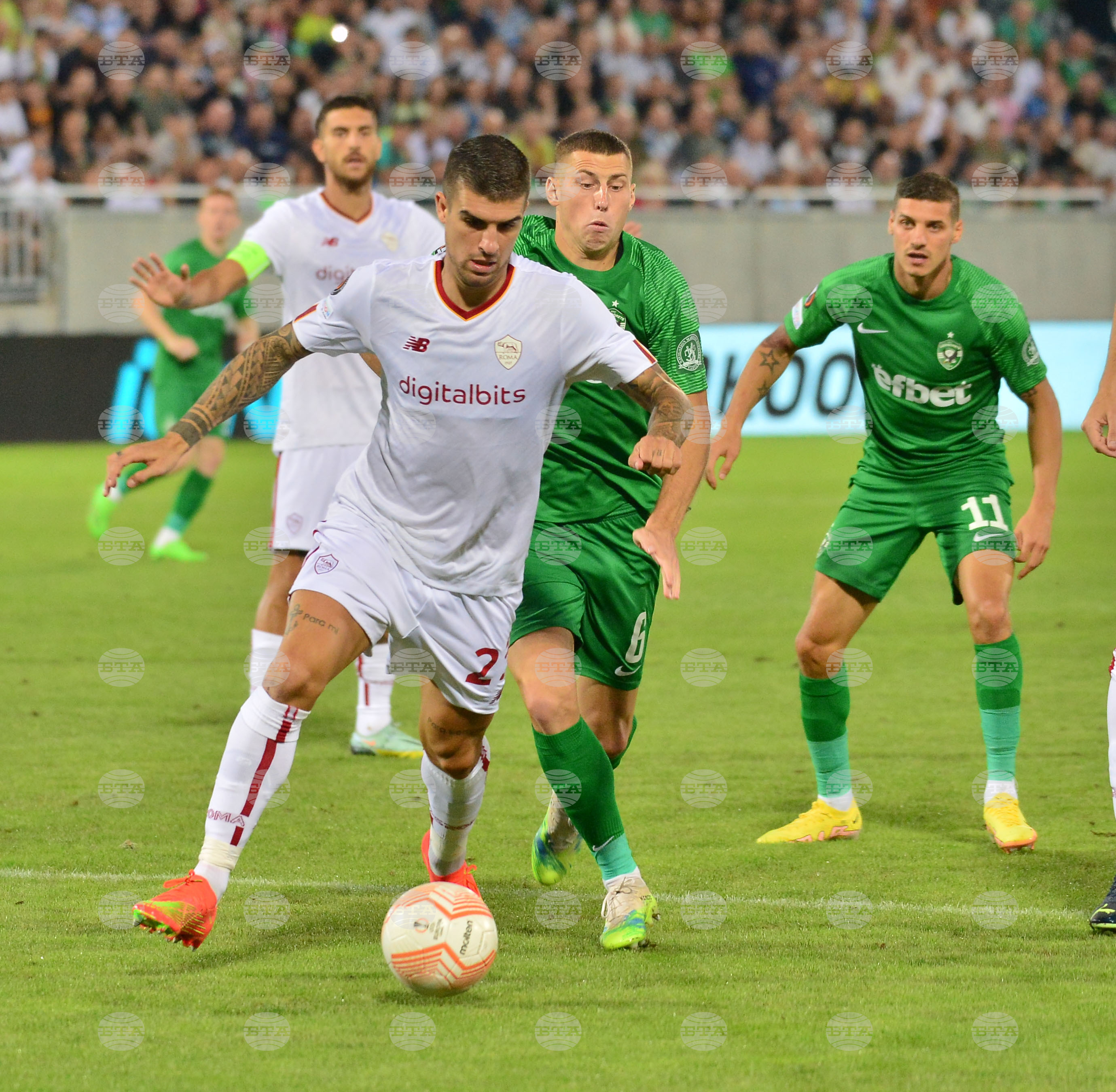 Разград - футбол - Лудогорец - Рома