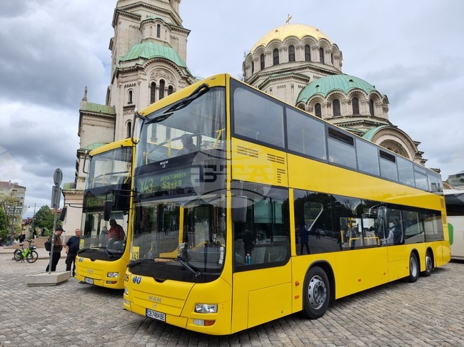 София - двуетажен автобус - представяне