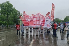 Турция - Ден на труда - шествие