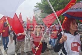 Турция - Ден на труда - шествие