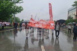 Турция - Ден на труда - шествие