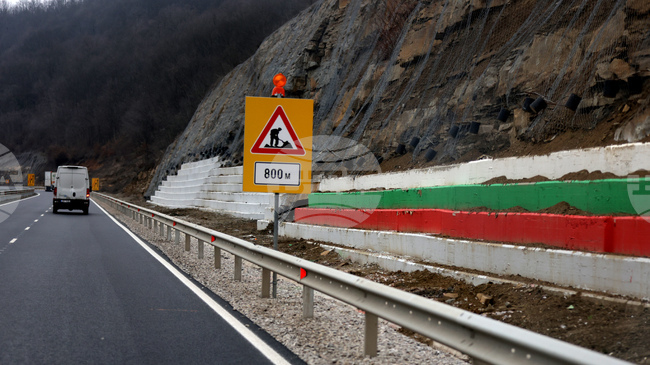 Възстановено е движението в района на Лютидол, което беше временно ограничено заради катастрофирал товарен автомобил