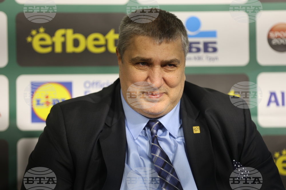 Волейбол - национален отбор - пресконференция - Любомир Ганев