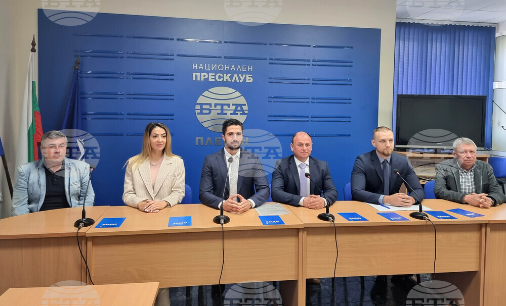 Национален пресклуб на БТА-Плевен - коалиция "Синя България" - пресконференция