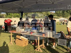 Кметът Илко Стоянов, посланик Н. Пр. Херо Мустафа и д-р Дейвид Еванс поставиха началото на Първи Американски музикален фестивал в Благоевград