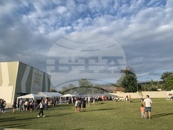 Кметът Илко Стоянов, посланик Н. Пр. Херо Мустафа и д-р Дейвид Еванс поставиха началото на Първи Американски музикален фестивал в Благоевград