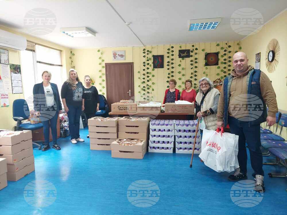 Над един тон храни и медицински консумативи дариха местни фирми на дома за стари хора във Велико Търново