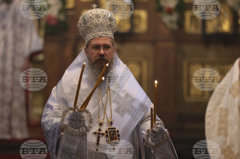 Василиева света литургия беше отслужена на Велика събота в столичната катедрала "Св. великомъченица Неделя"