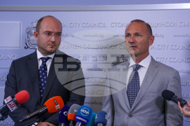 Георги Георгиев - Росен Христов - брифинг - Топлофикация София