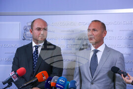 Георги Георгиев - Росен Христов - брифинг - Топлофикация София