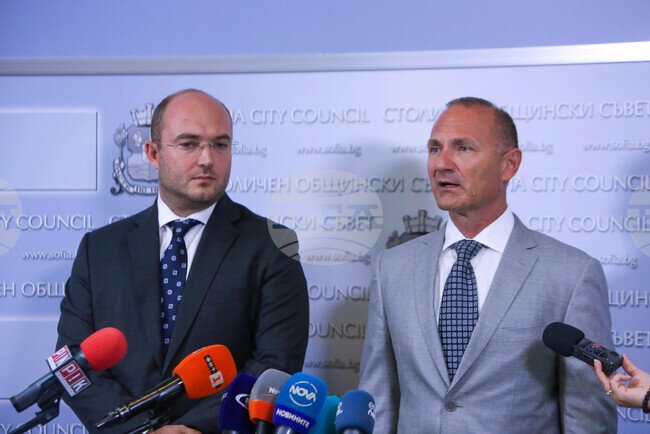 Георги Георгиев - Росен Христов - брифинг - Топлофикация София