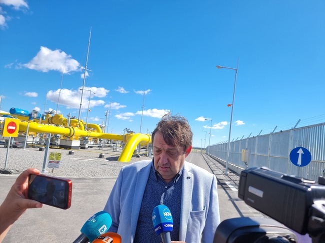 Министърът на регионалното развитие Иван Шишков извърши проверка на газоизмервателната станция "Стара Загора"